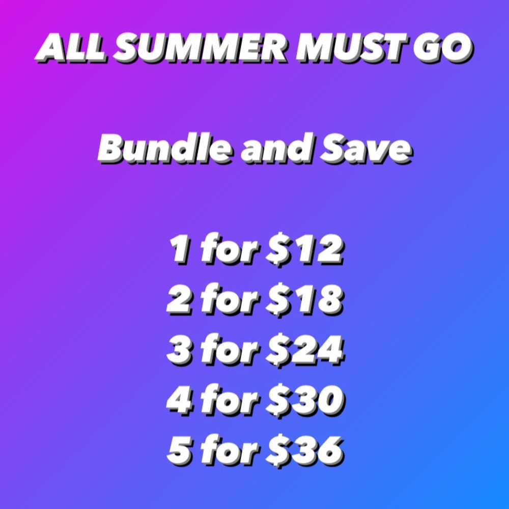 ☀️☀️Summer clear-out sale ☀️☀️